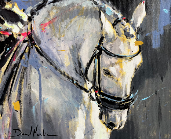 Caballo español II - 23x33cm