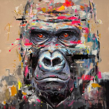 Orangután- 100x100cm